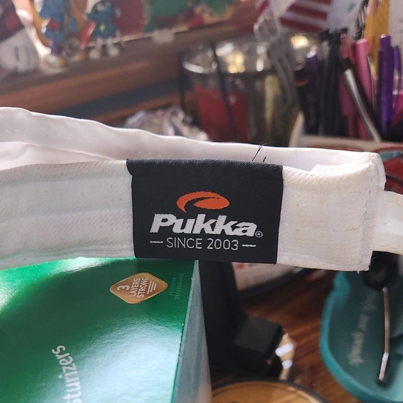 Souvenir White Sun Visor Hat Royal Isabela Golf Resort in Puerto Rico - Picture 6 of 6